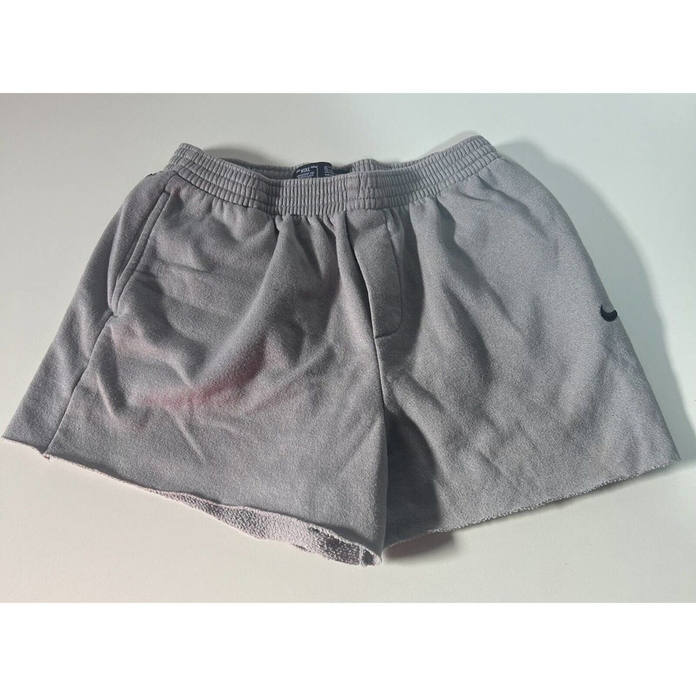 Nike Shorts Girls Youth XL 12-15 Yrs 12” Inseam Gray Cutoff‎ Look